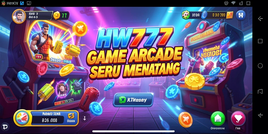 Tampilan gameplay HW777 yang penuh aksi dan tantangan seru.