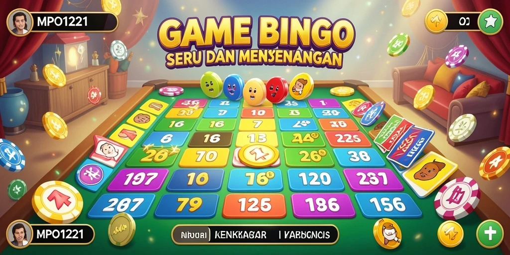 Tampilan gameplay seru dari MPO1221 saat bermain Bingo.
