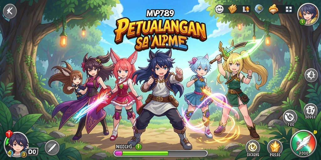 Tangkapan layar dari MVP789 yang menunjukkan aksi karakter dalam pertempuran seru.