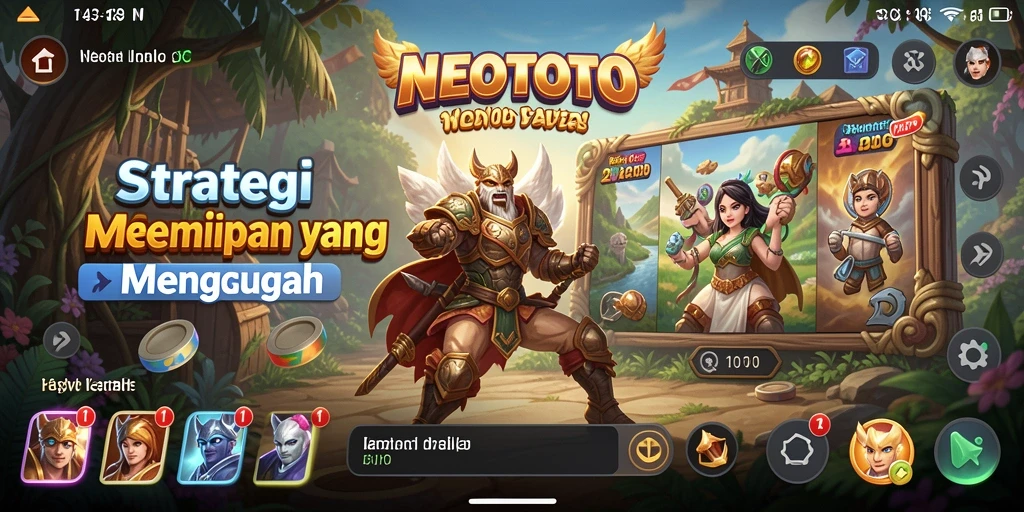 Tampilan gameplay <strong>NEOTOTO</strong> yang menegangkan dan penuh strategi.