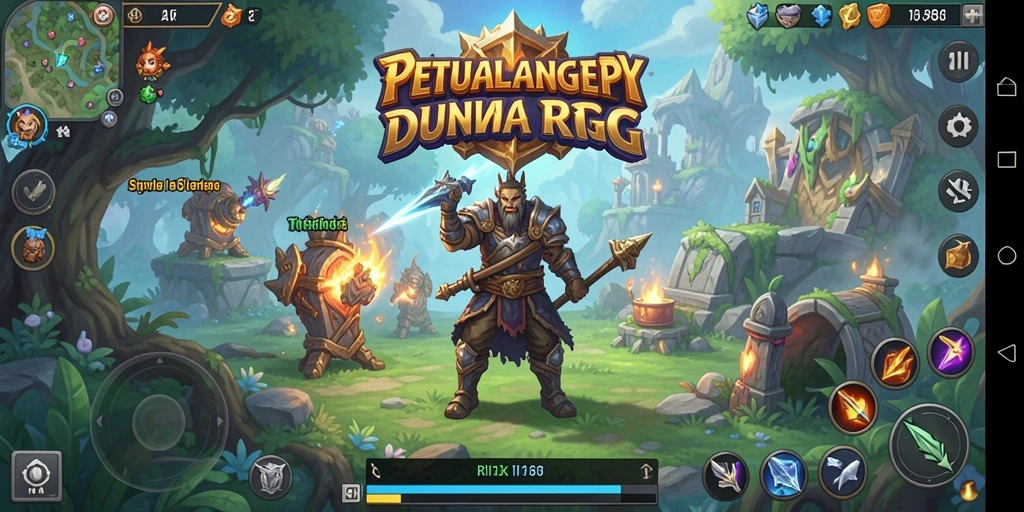 Tampilan gameplay menakjubkan dari RI188 saat bertarung melawan monster.